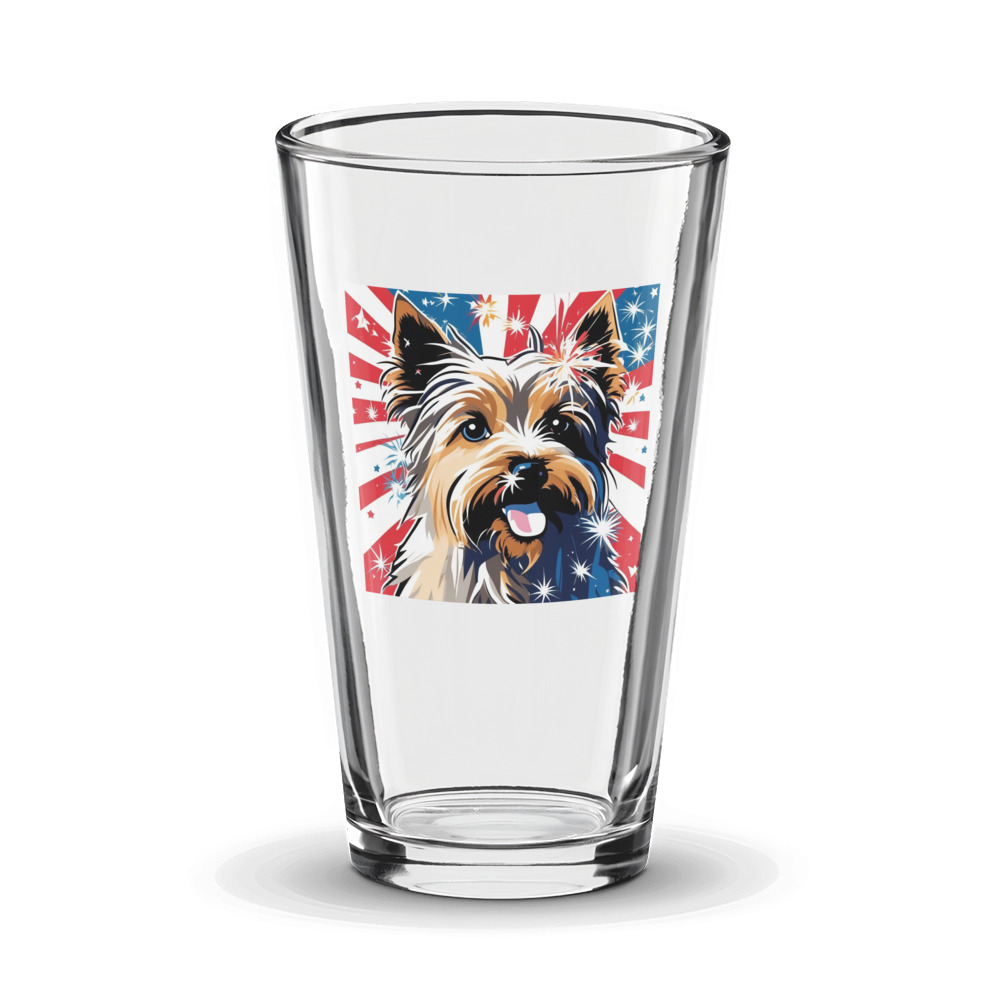 PugMug Custom Cairn Terrier Glass Tumbler