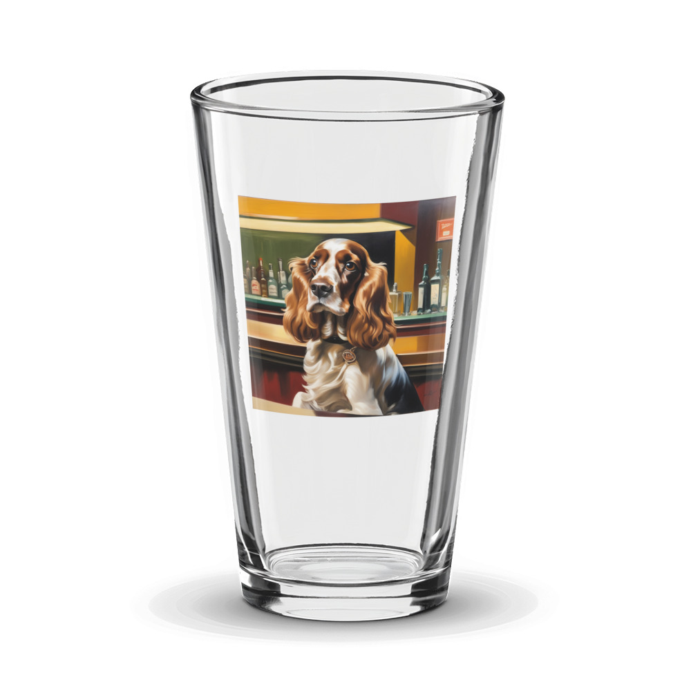 PugMug Custom English Cocker Spaniel Glass Tumbler