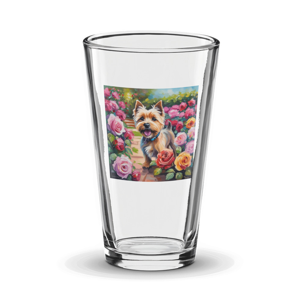 PugMug Custom Cairn Terrier Glass Tumbler