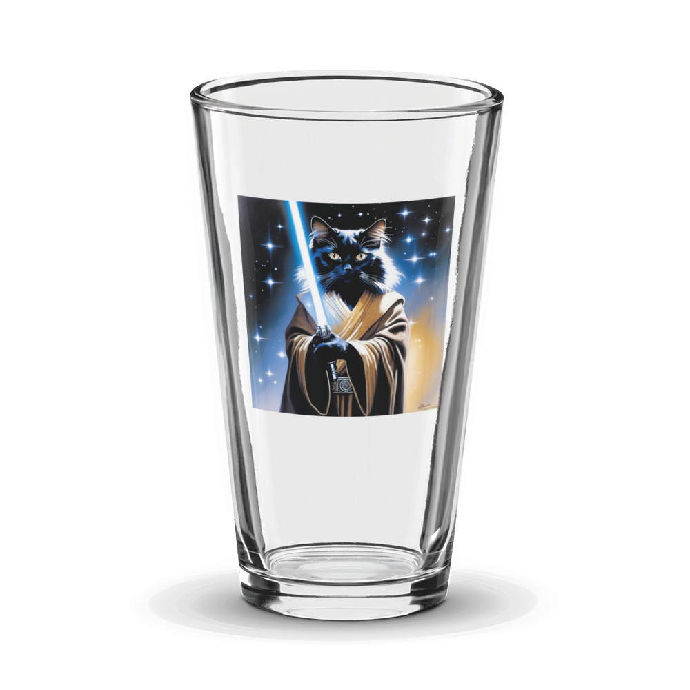 PugMug Custom Black Ragdoll Cat Glass Tumbler