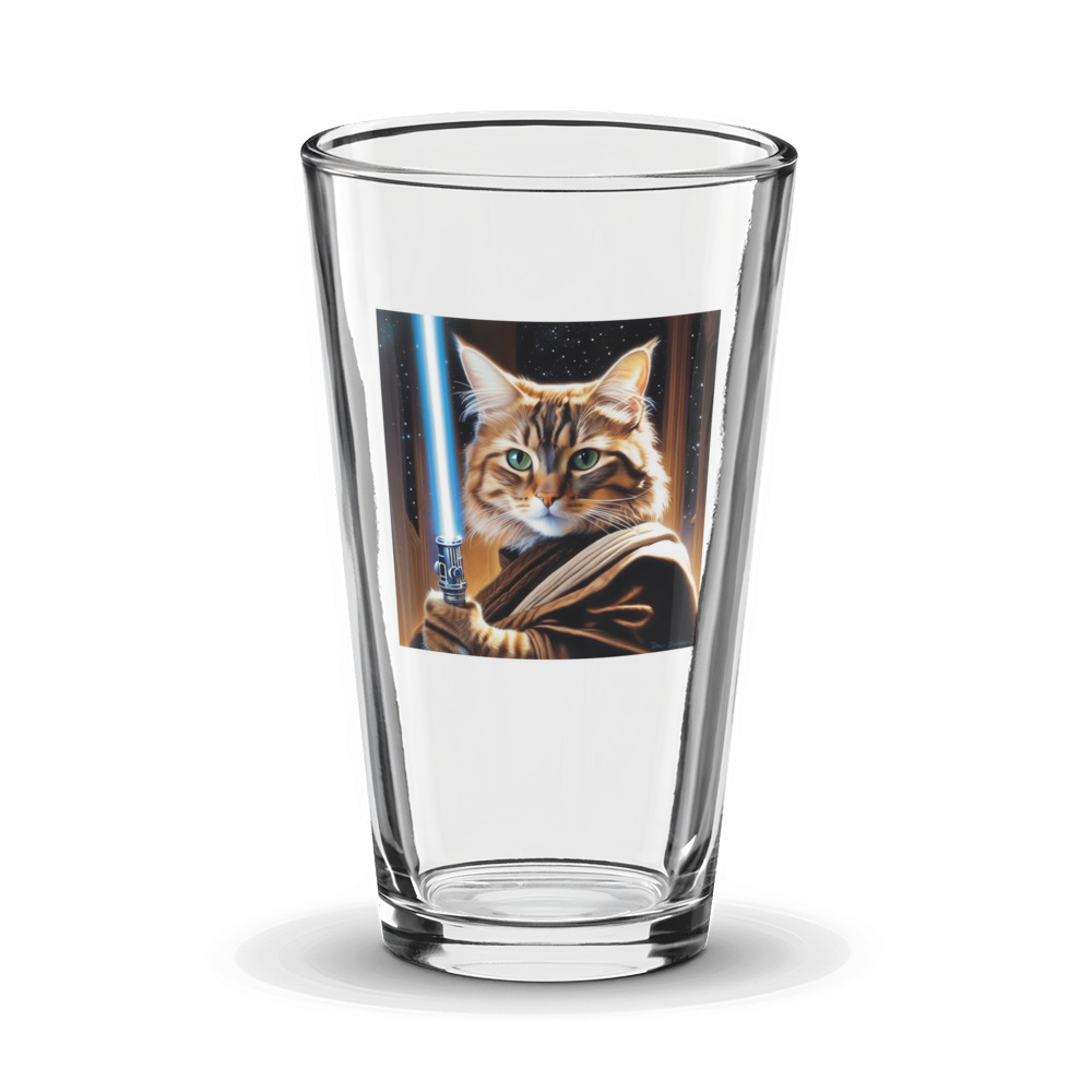 PugMug Custom Tabby Companion Cat Glass Tumbler