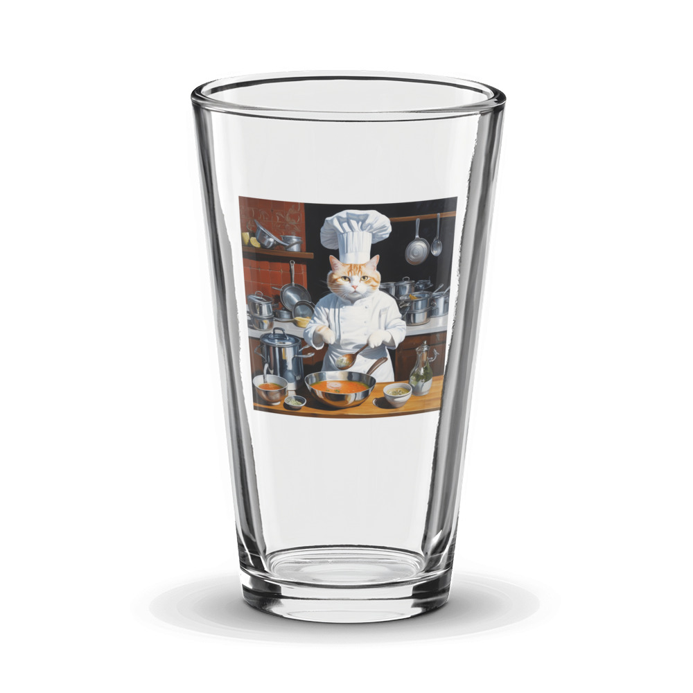 PugMug Custom White Companion Cat Glass Tumbler