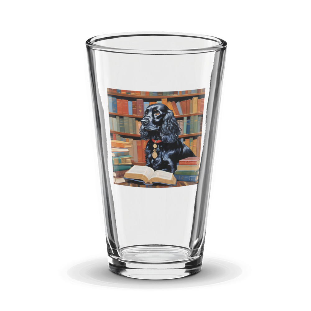 PugMug Custom Cocker Spaniel Glass Tumbler