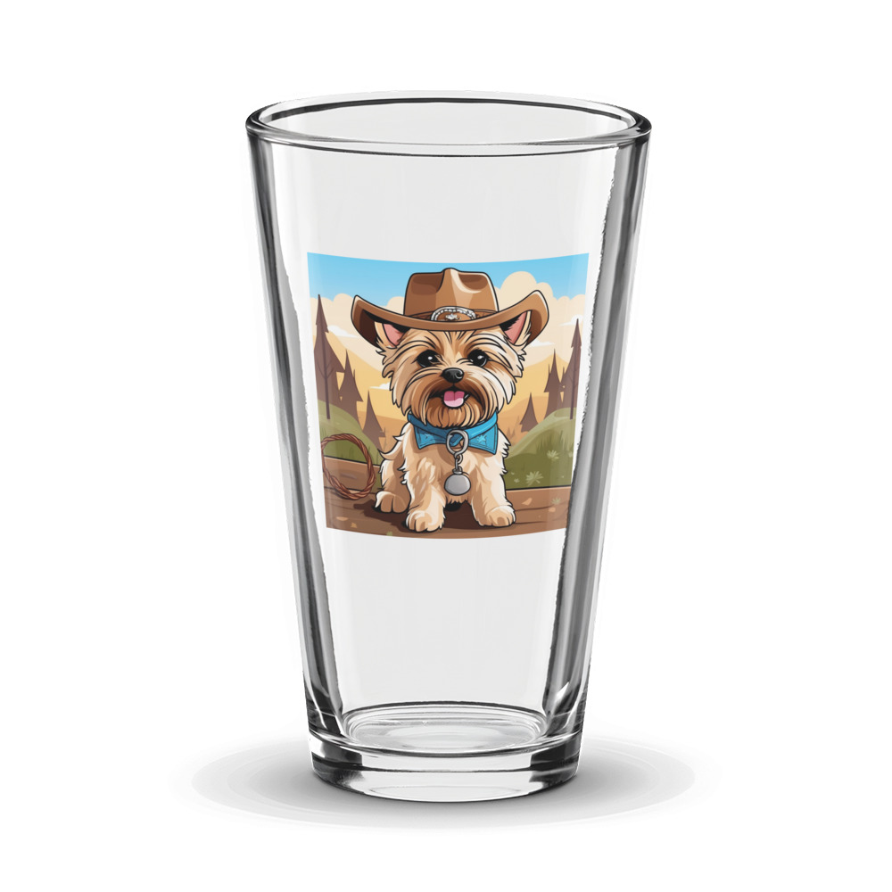 PugMug Custom Cairn Terrier Glass Tumbler