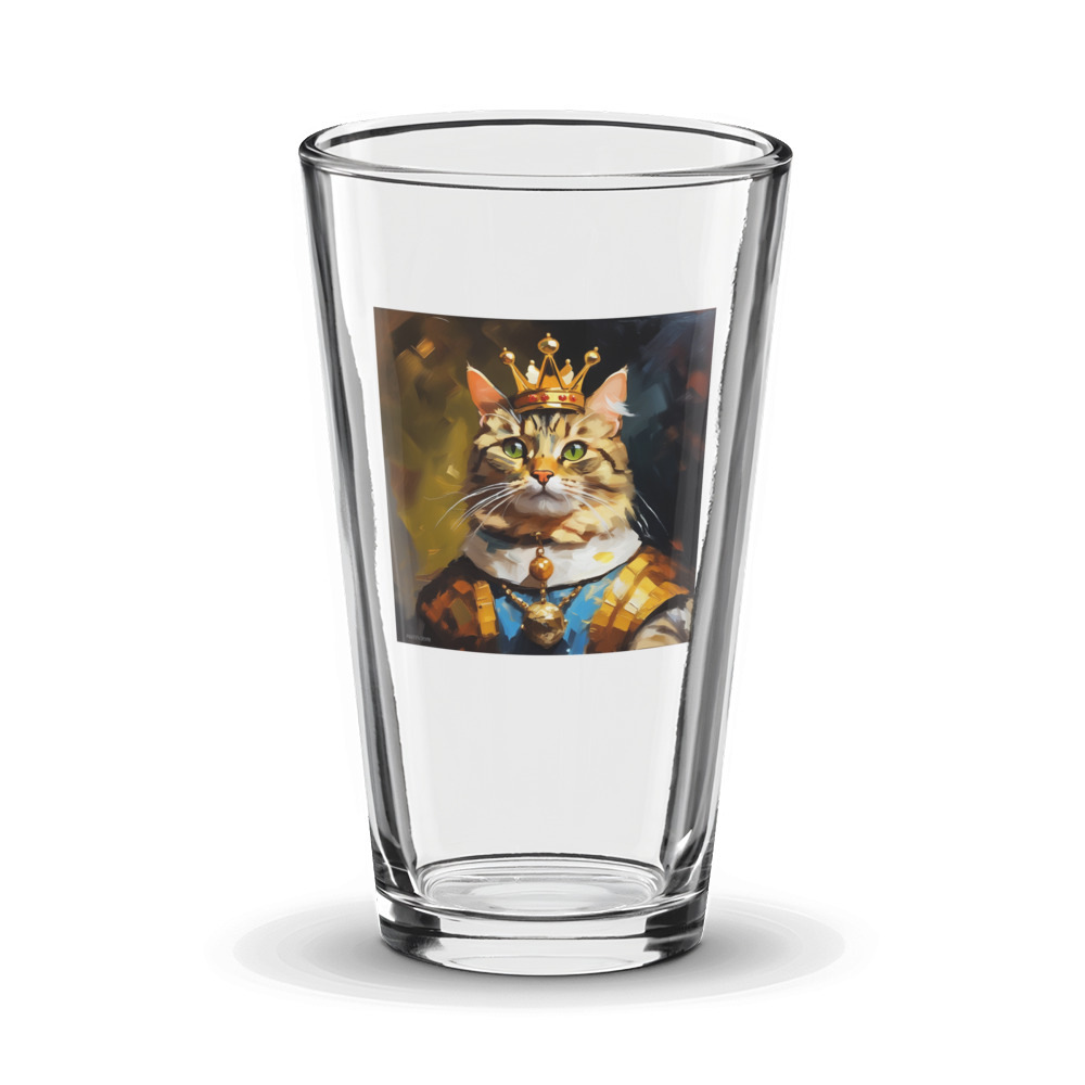 PugMug Custom Tabby Companion Cat Glass Tumbler