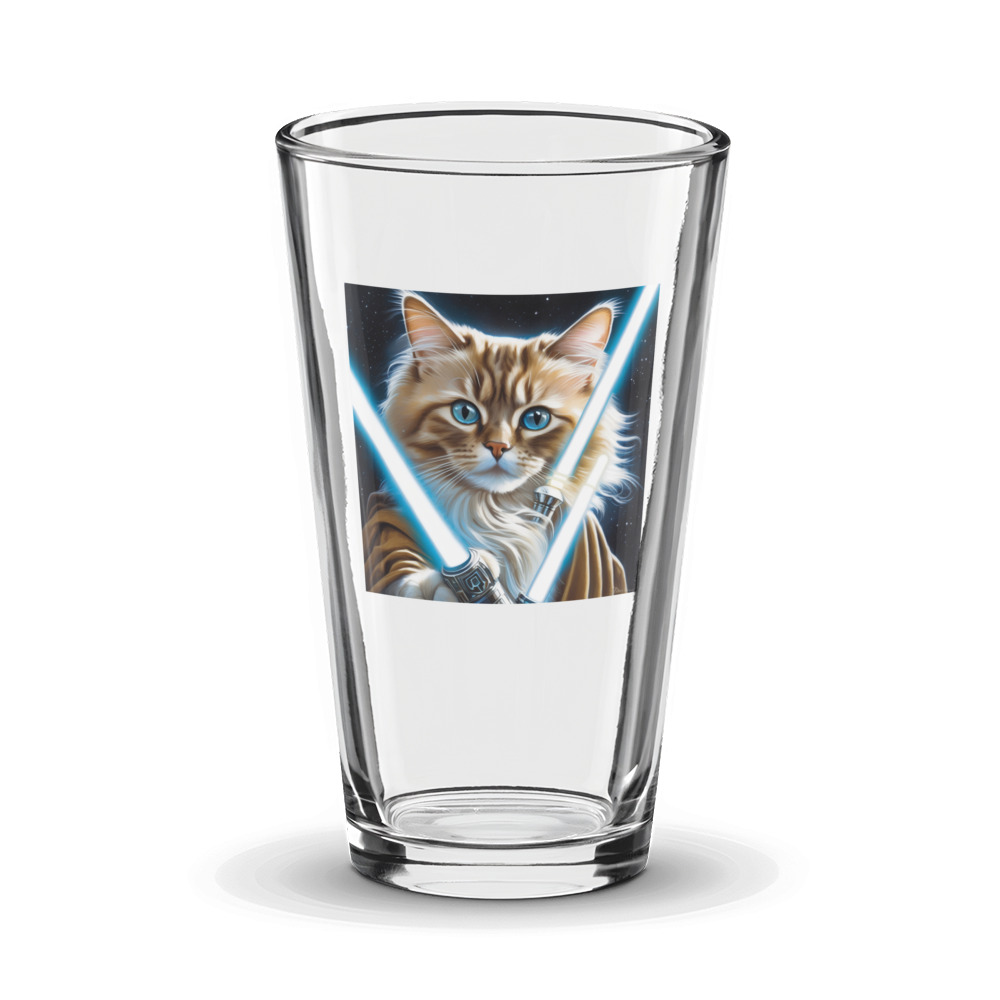 PugMug Custom Tabby Ragdoll Cat Glass Tumbler