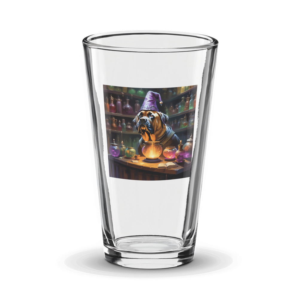 PugMug Custom Mastiff Glass Tumbler