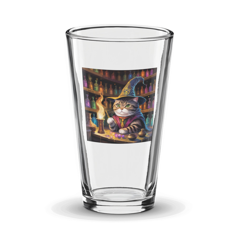 PugMug Custom Tabby Scottish Fold Cat Glass Tumbler