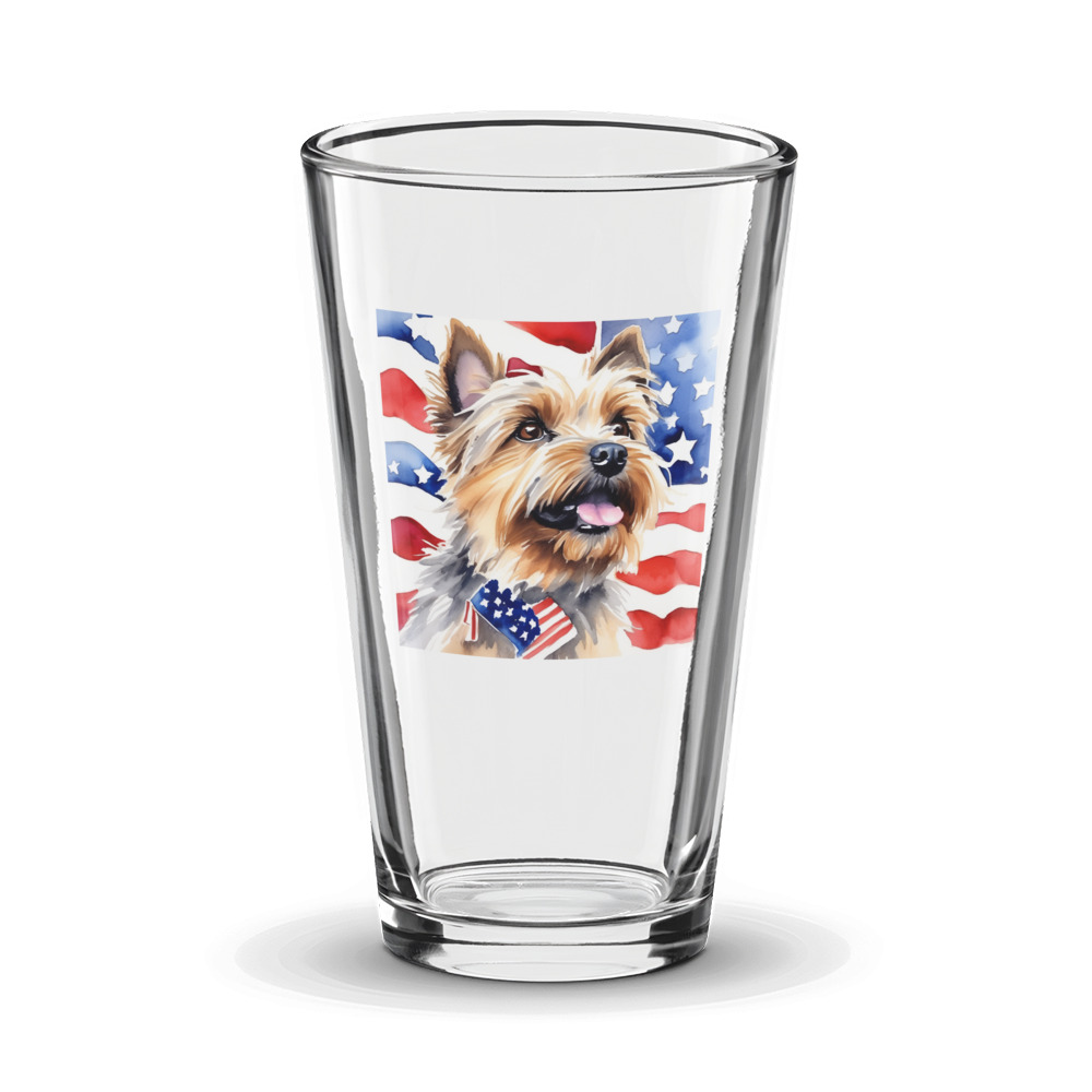 PugMug Custom Cairn Terrier Glass Tumbler