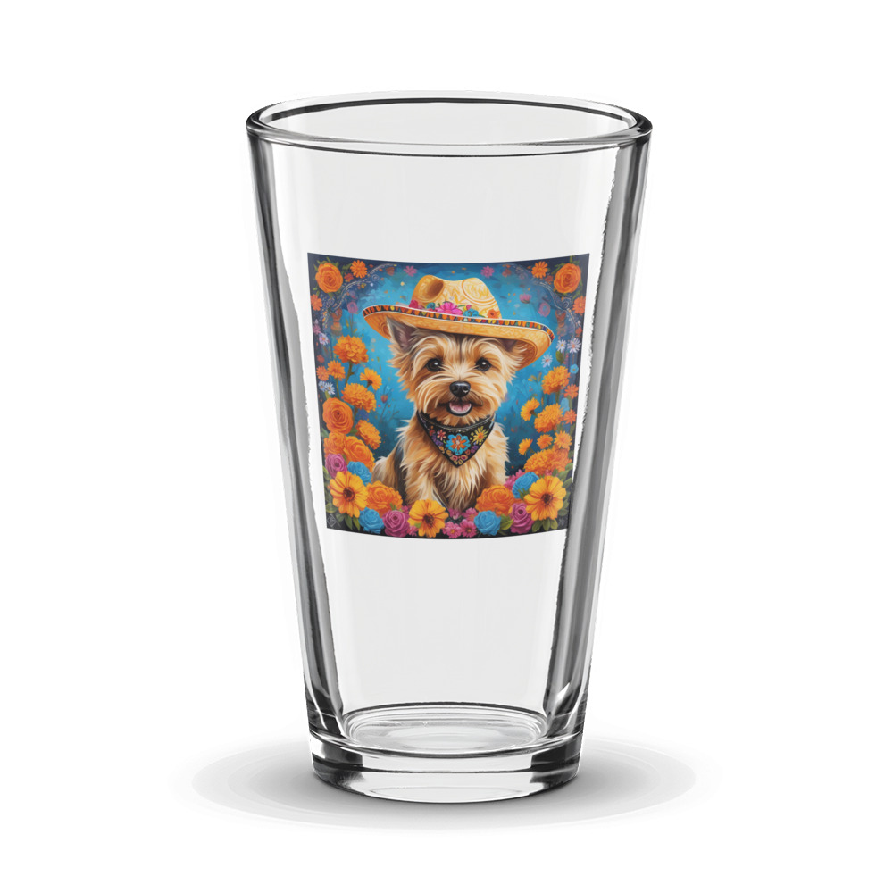 PugMug Custom Cairn Terrier Glass Tumbler