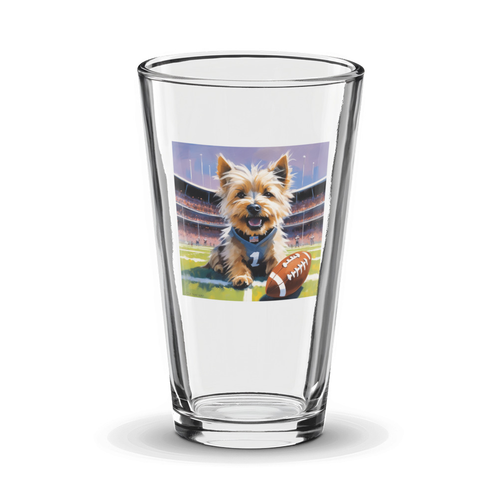 PugMug Custom Cairn Terrier Glass Tumbler