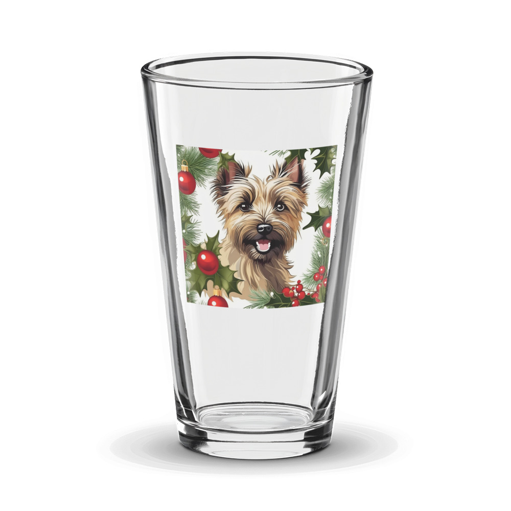 PugMug Custom Cairn Terrier Glass Tumbler