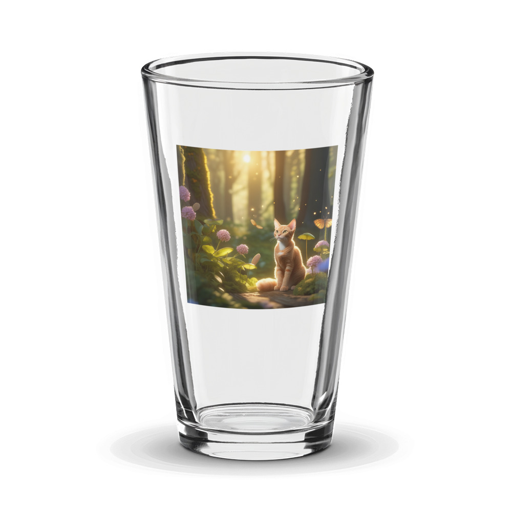 PugMug Custom Tabby Devon Rex Cat Glass Tumbler