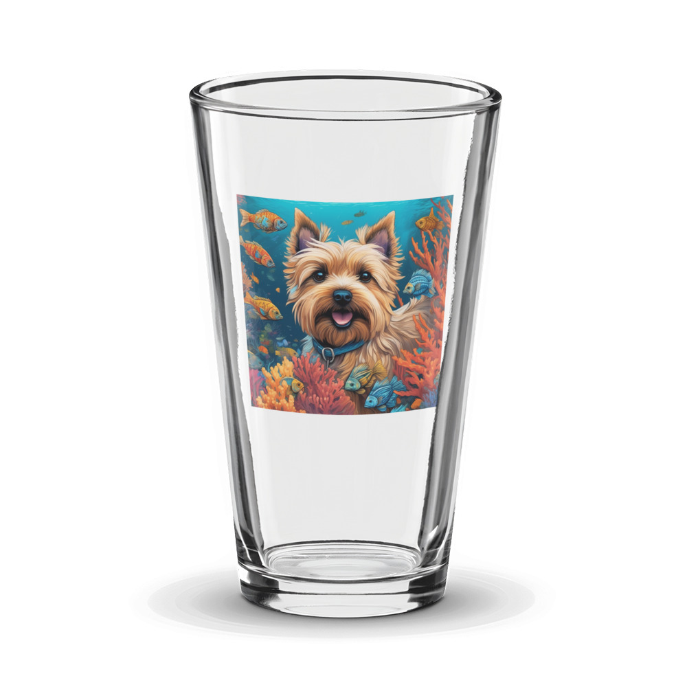 PugMug Custom Cairn Terrier Glass Tumbler