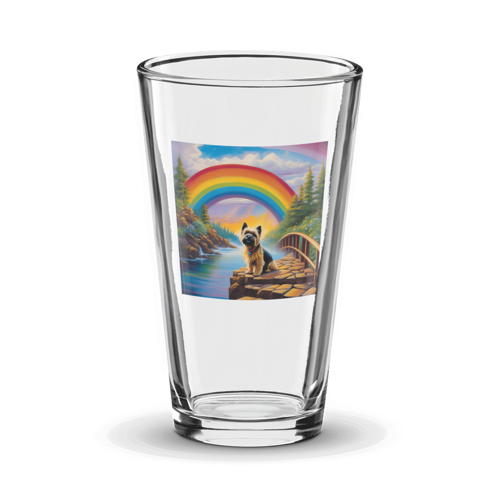 PugMug Custom Cairn Terrier Glass Tumbler