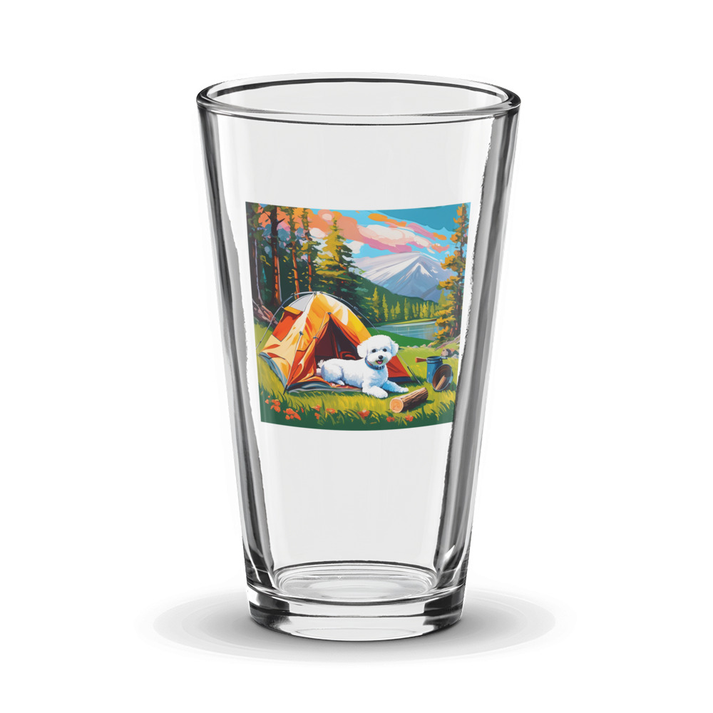 PugMug Custom Bichons Frise Glass Tumbler