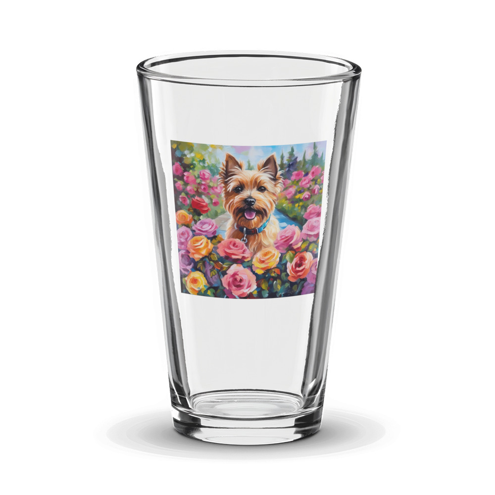 PugMug Custom Cairn Terrier Glass Tumbler
