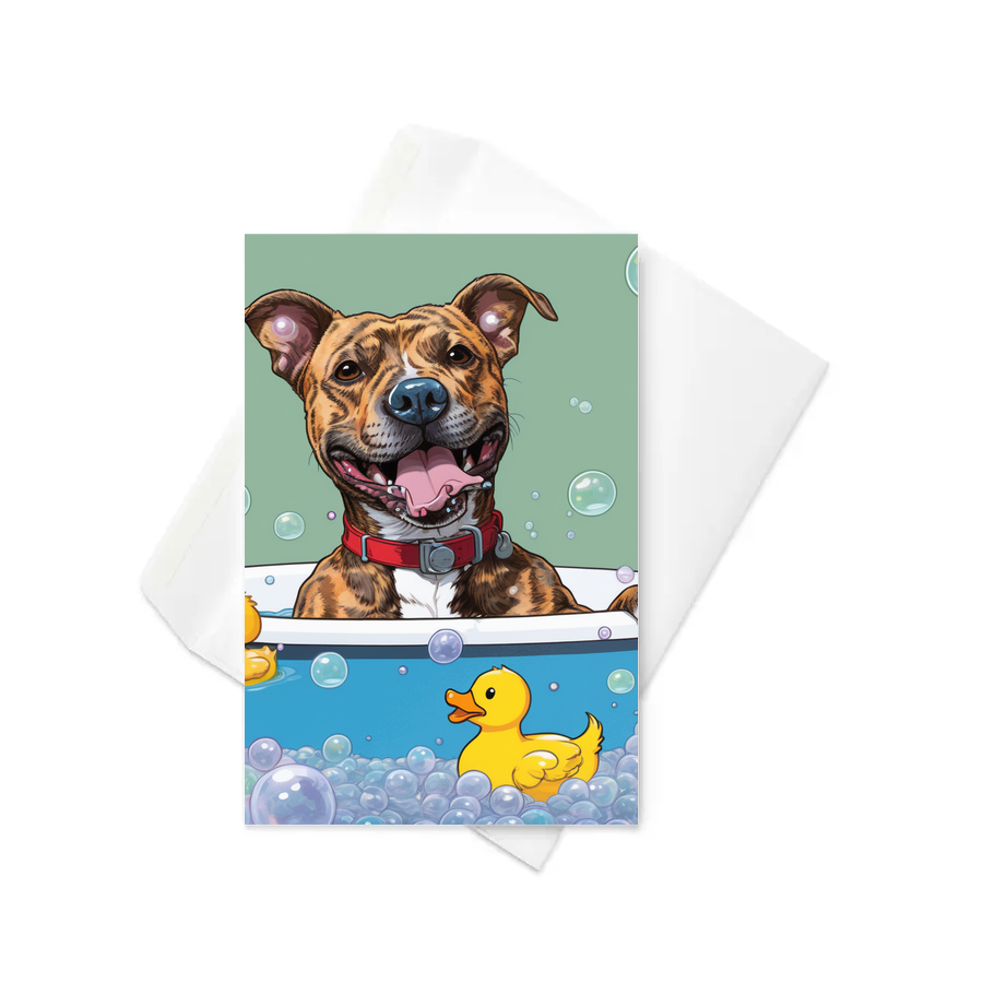 PugMug Custom Tony Hawk Greeting Card