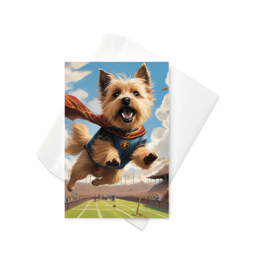 PugMug Custom Cairn Terrier Greeting Card