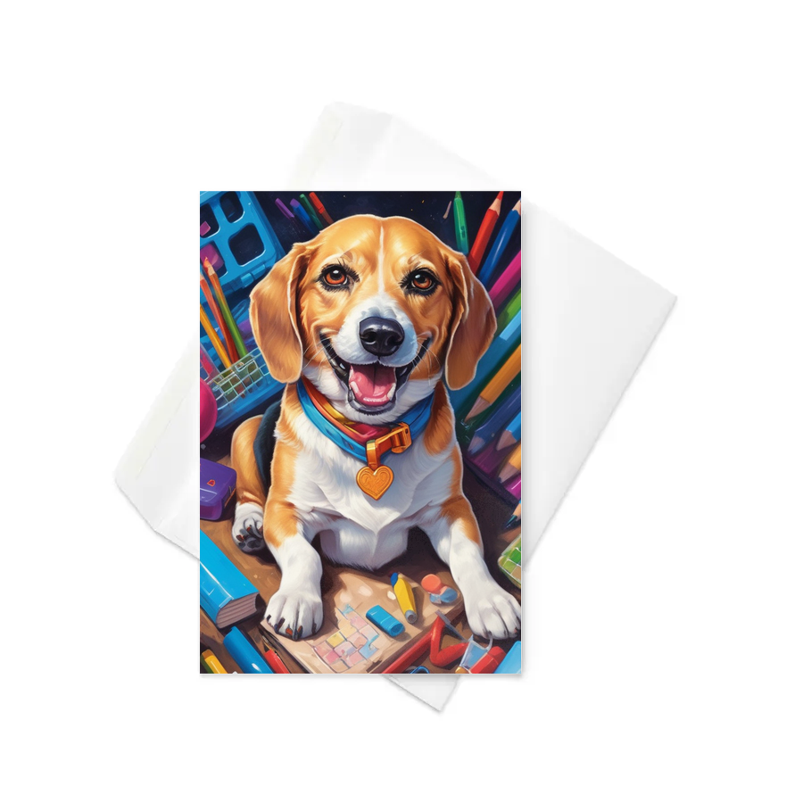 PugMug Custom Munchkin Greeting Card