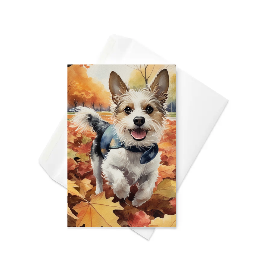 PugMug Custom Luna Greeting Card