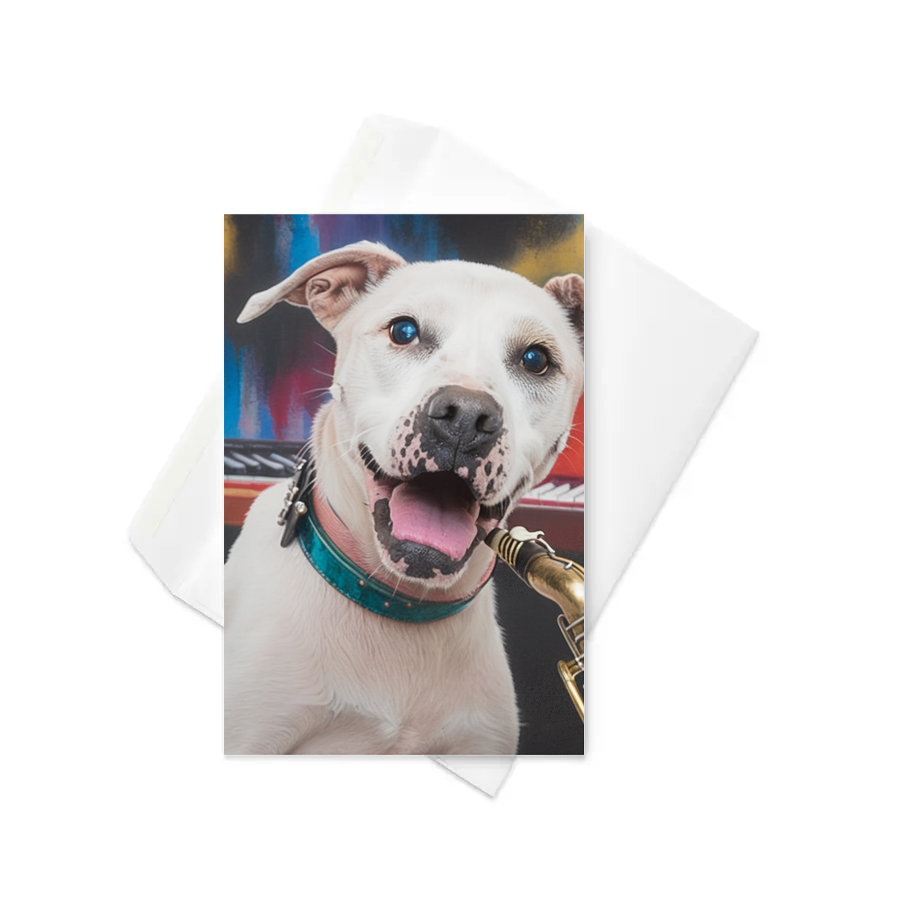 PugMug Custom Melody Greeting Card