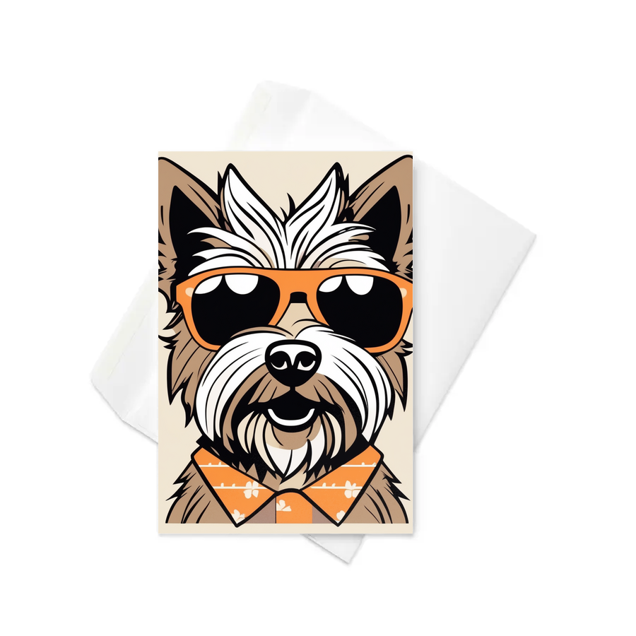 PugMug Custom Cairn Terrier Greeting Card
