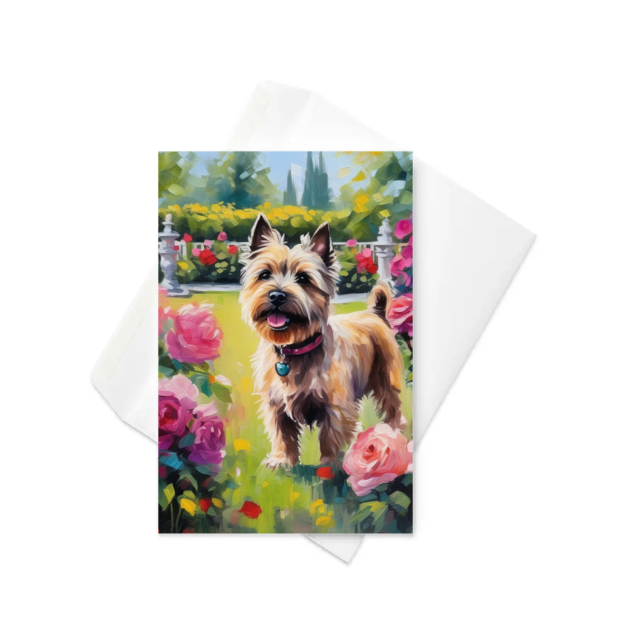 PugMug Custom Cairn Terrier Greeting Card
