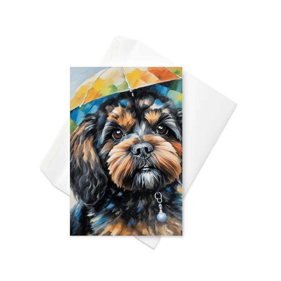 PugMug Custom Lily Greeting Card