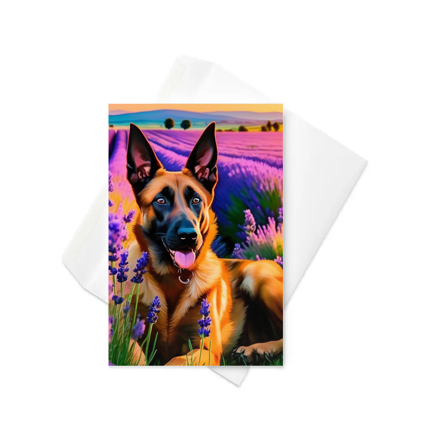 PugMug Custom Belgian Malinois Greeting Card