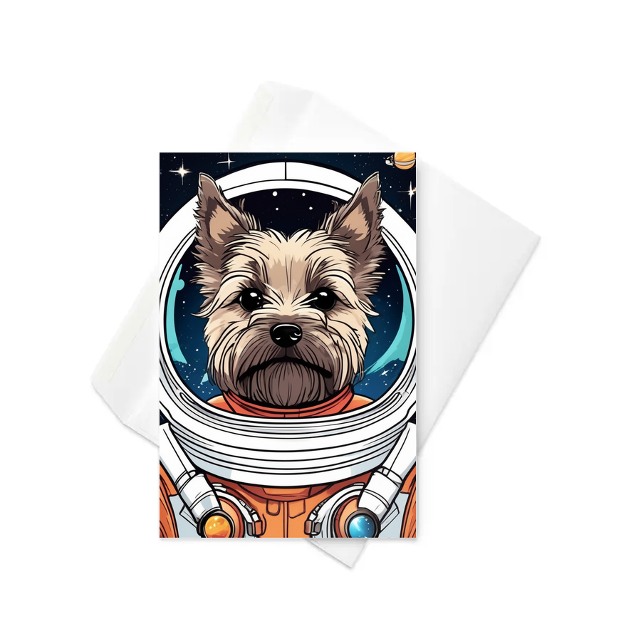 PugMug Custom Cairn Terrier Greeting Card