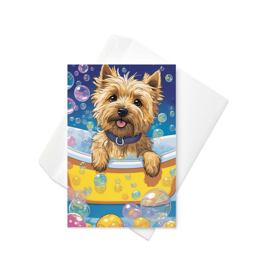 PugMug Custom Cairn Terrier Greeting Card
