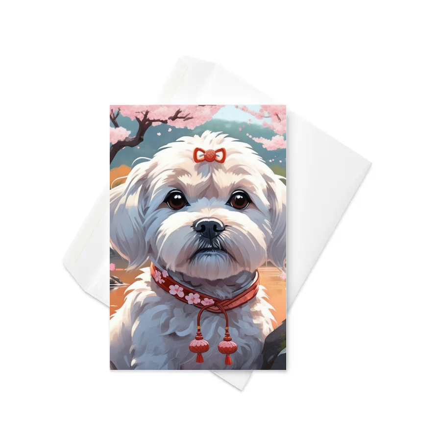 PugMug Custom Lily Greeting Card