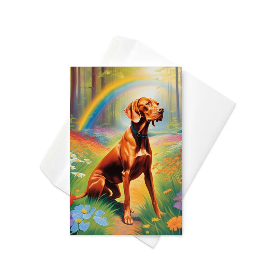 PugMug Custom Vizsla Greeting Card