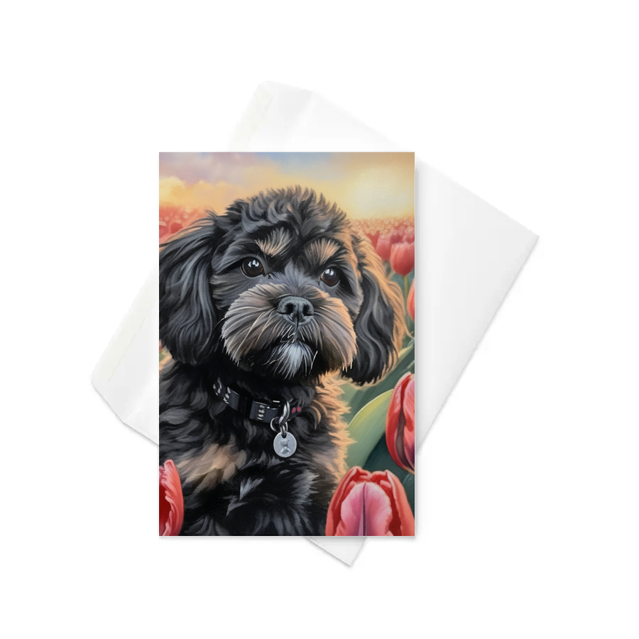 PugMug Custom Lily Greeting Card