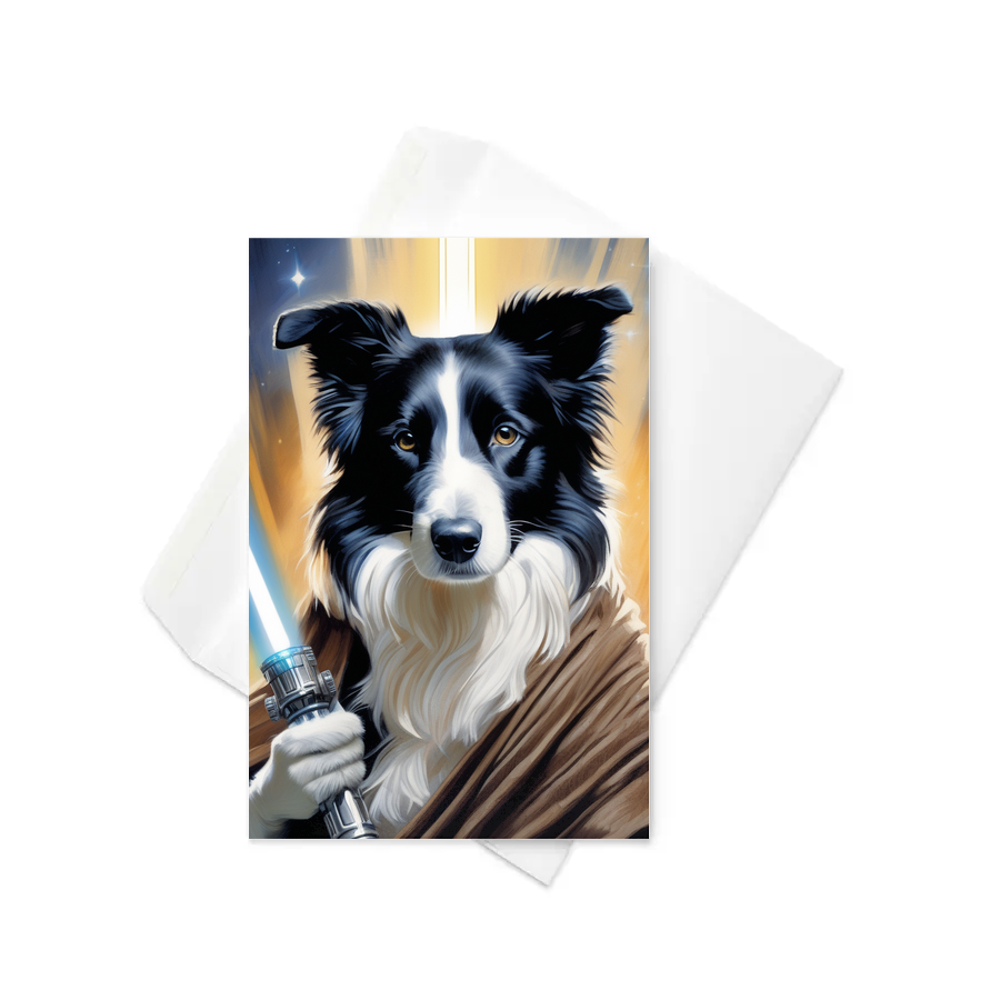 PugMug Custom Border Collie Greeting Card