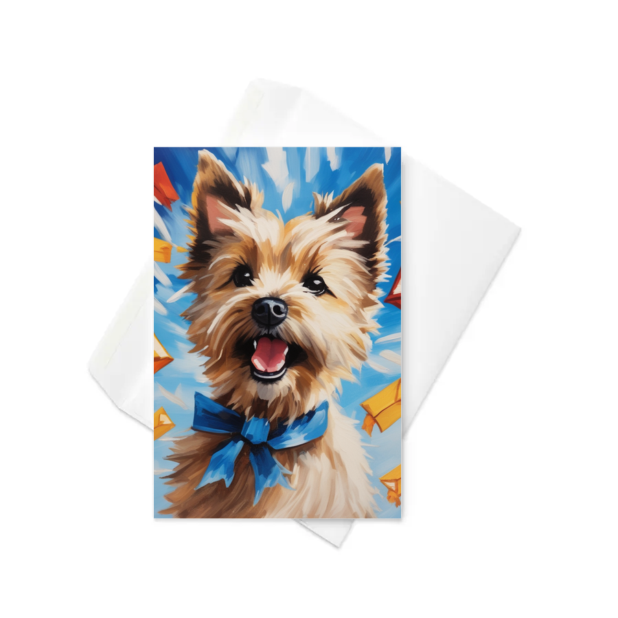 PugMug Custom Cairn Terrier Greeting Card
