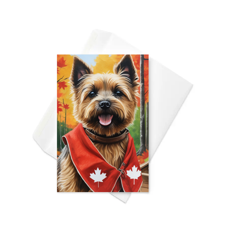 PugMug Custom Cairn Terrier Greeting Card