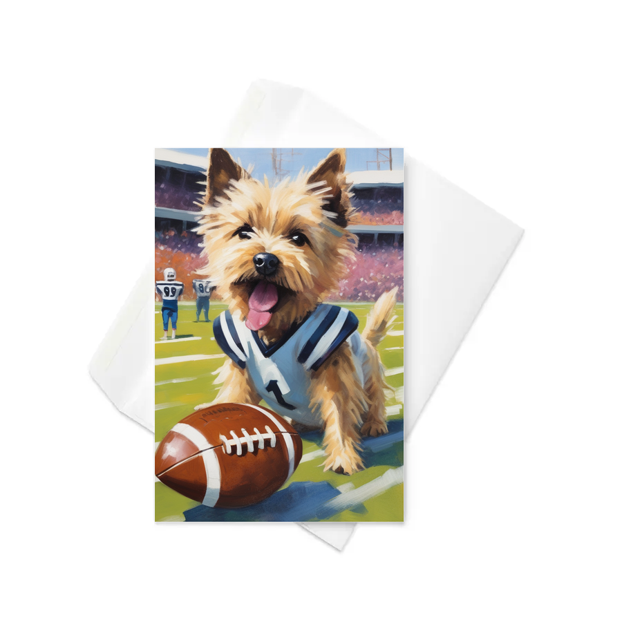 PugMug Custom Cairn Terrier Greeting Card