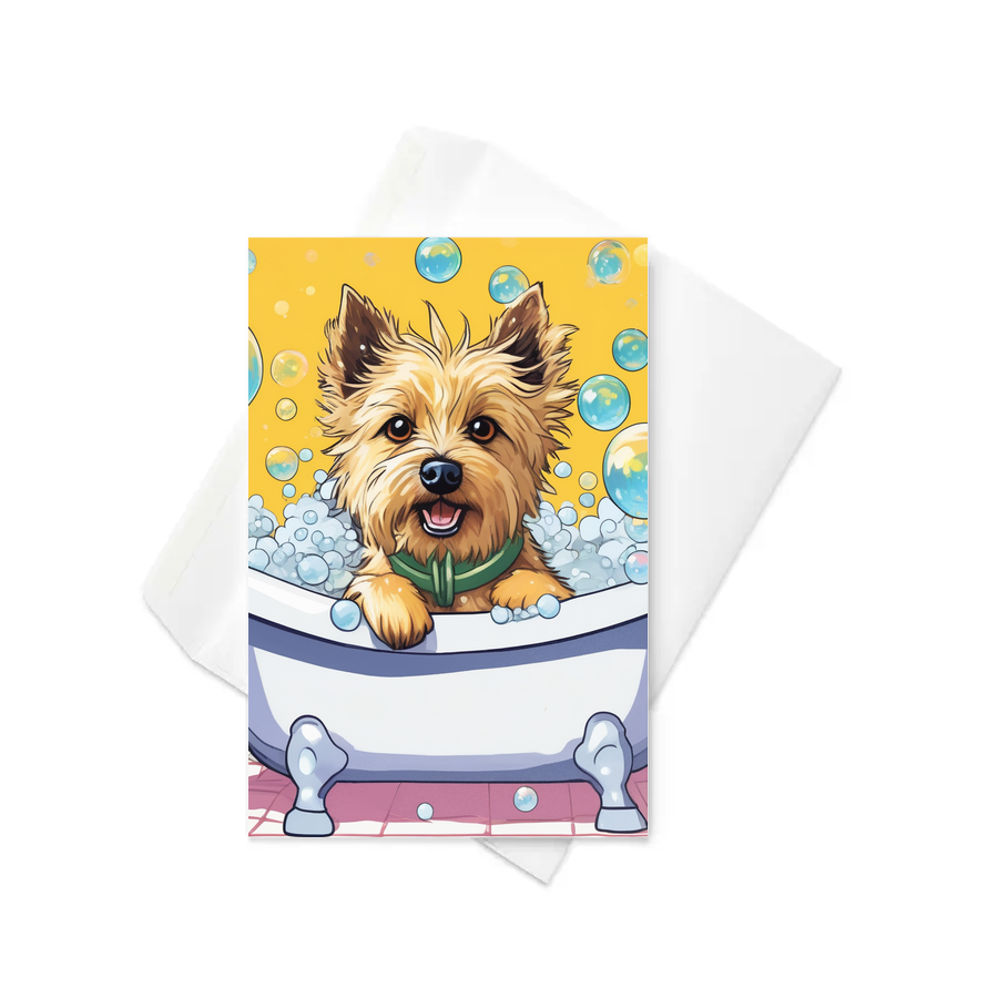 PugMug Custom Cairn Terrier Greeting Card