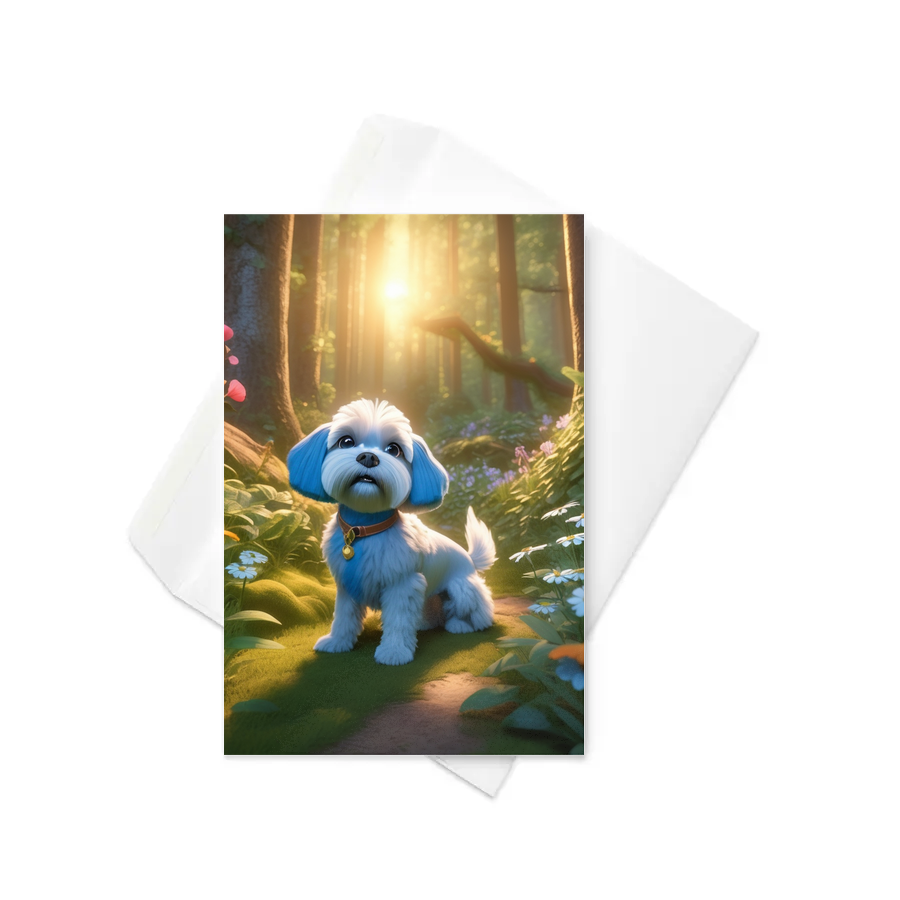 PugMug Custom Lily Greeting Card