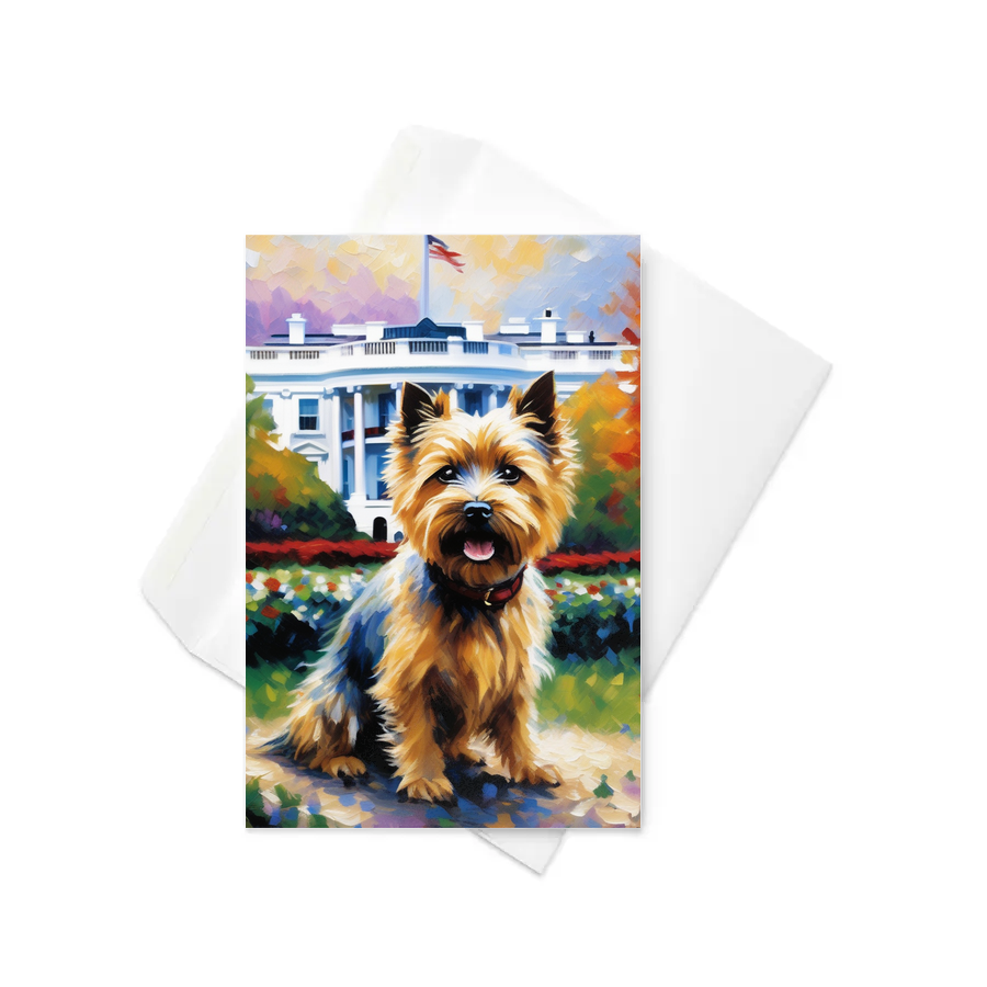 PugMug Custom Cairn Terrier Greeting Card
