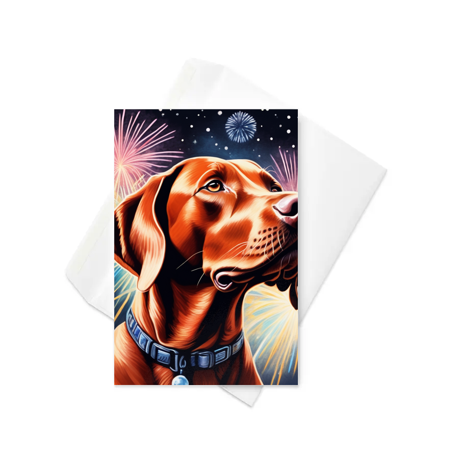 PugMug Custom Vizsla Greeting Card