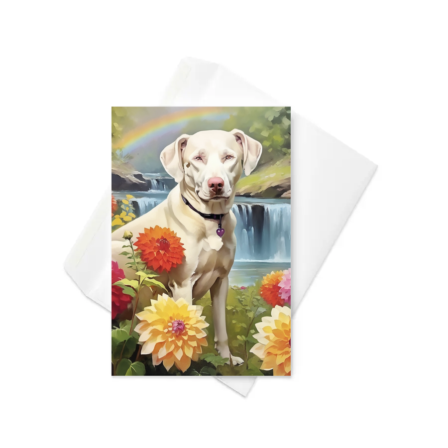 PugMug Custom Penny Greeting Card