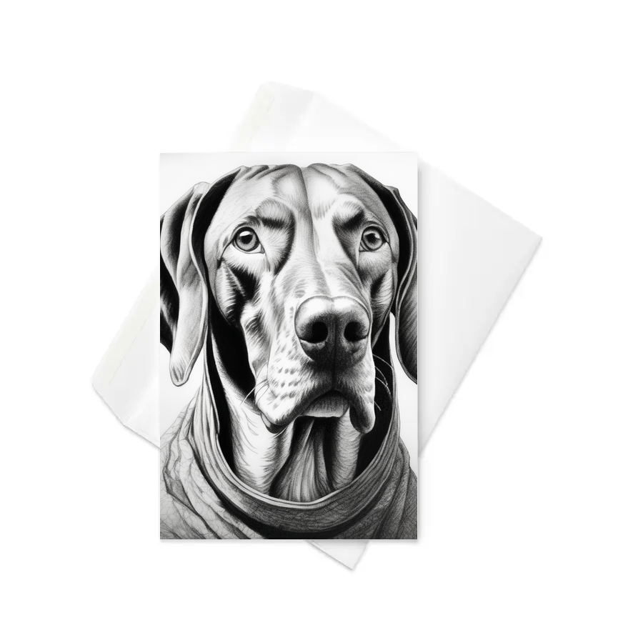 PugMug Custom Vizsla Greeting Card