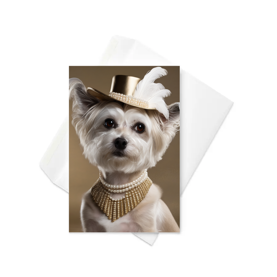 PugMug Custom Leo Greeting Card