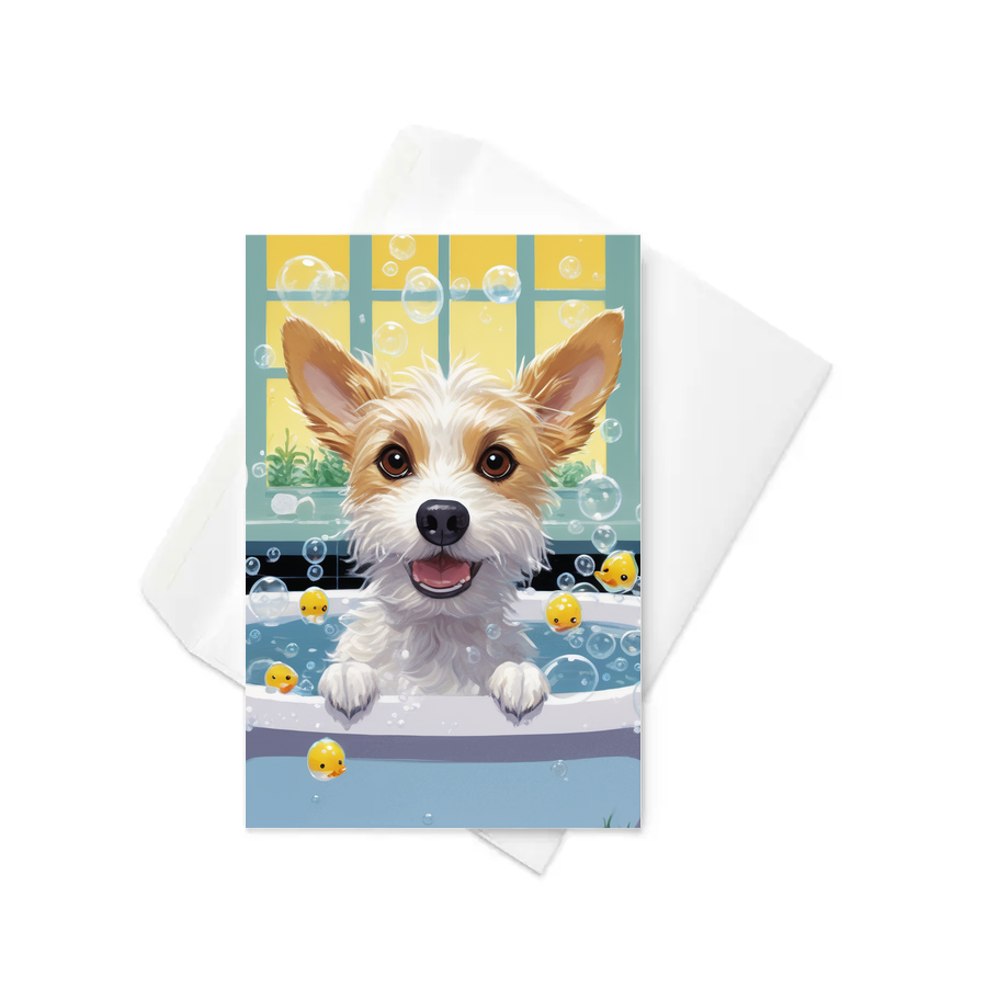 PugMug Custom Luna Greeting Card