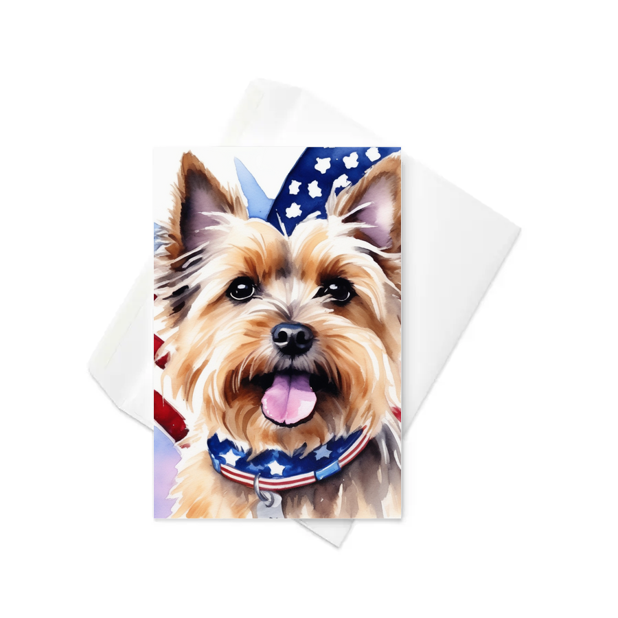 PugMug Custom Cairn Terrier Greeting Card