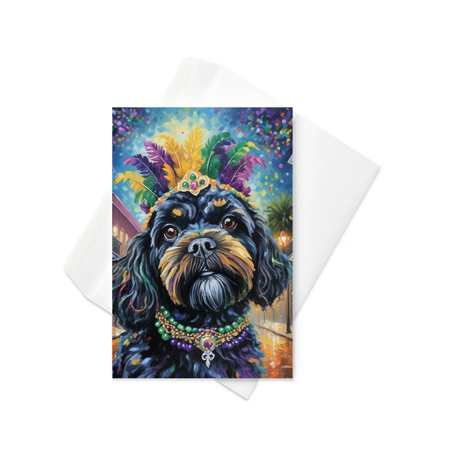 PugMug Custom Lily Greeting Card