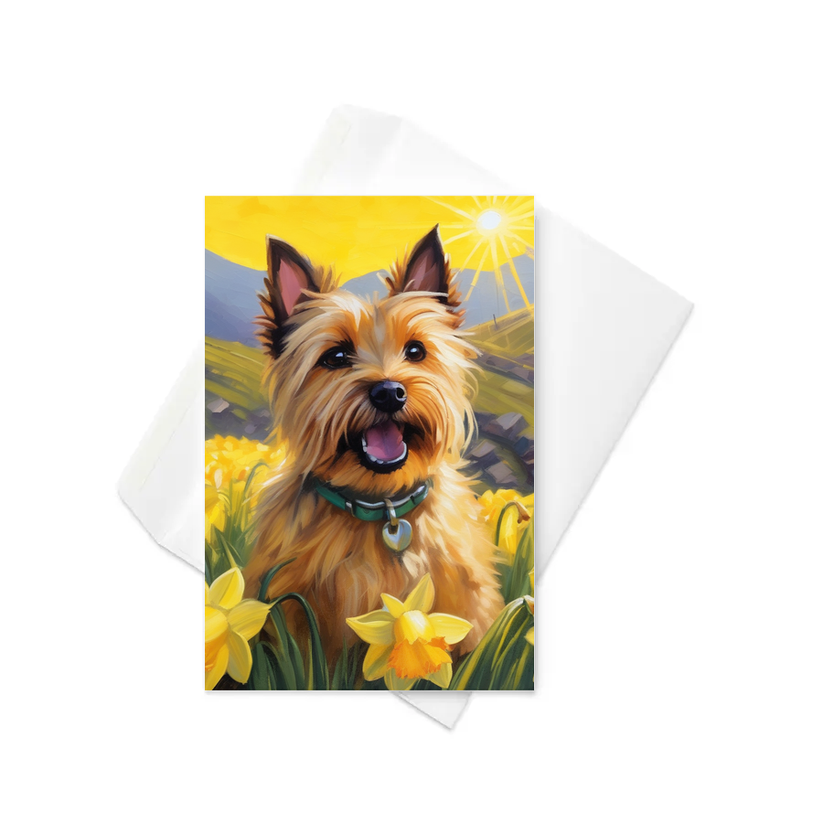 PugMug Custom Cairn Terrier Greeting Card